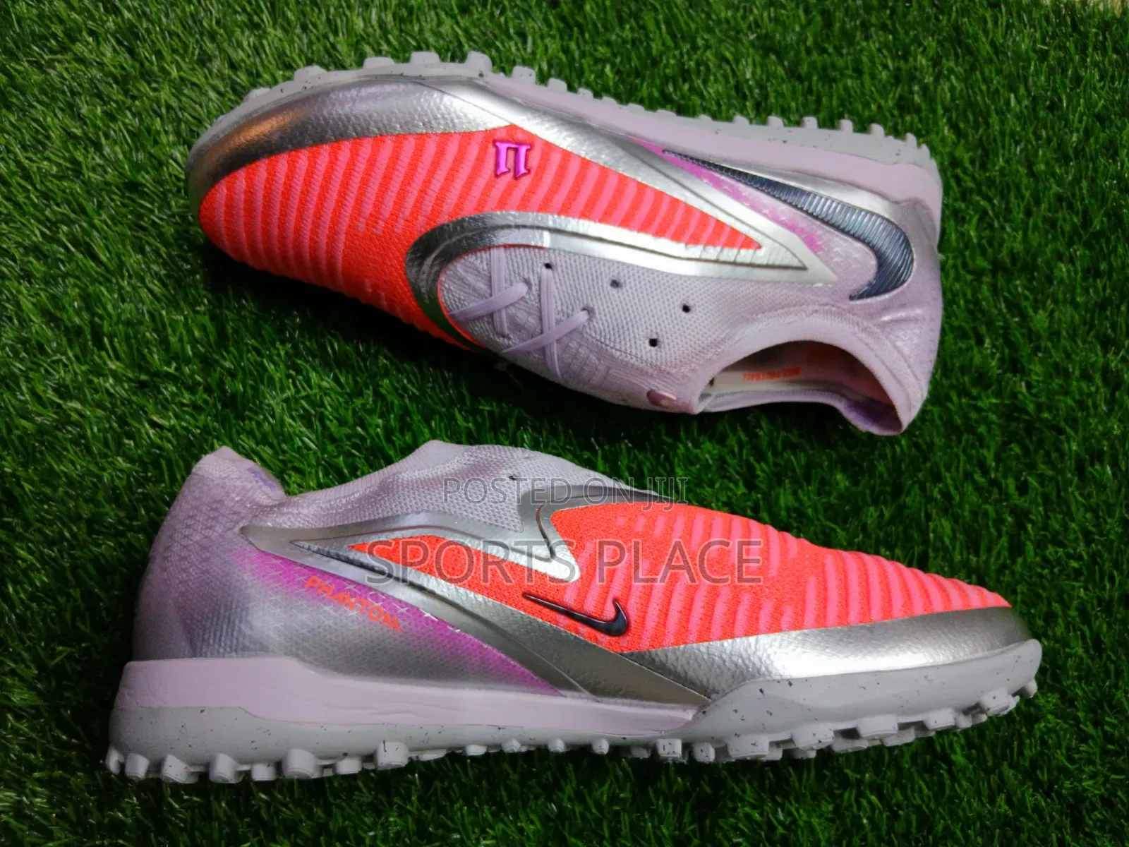 Phantom 6 Elite Silver X Pink Nike Trainers