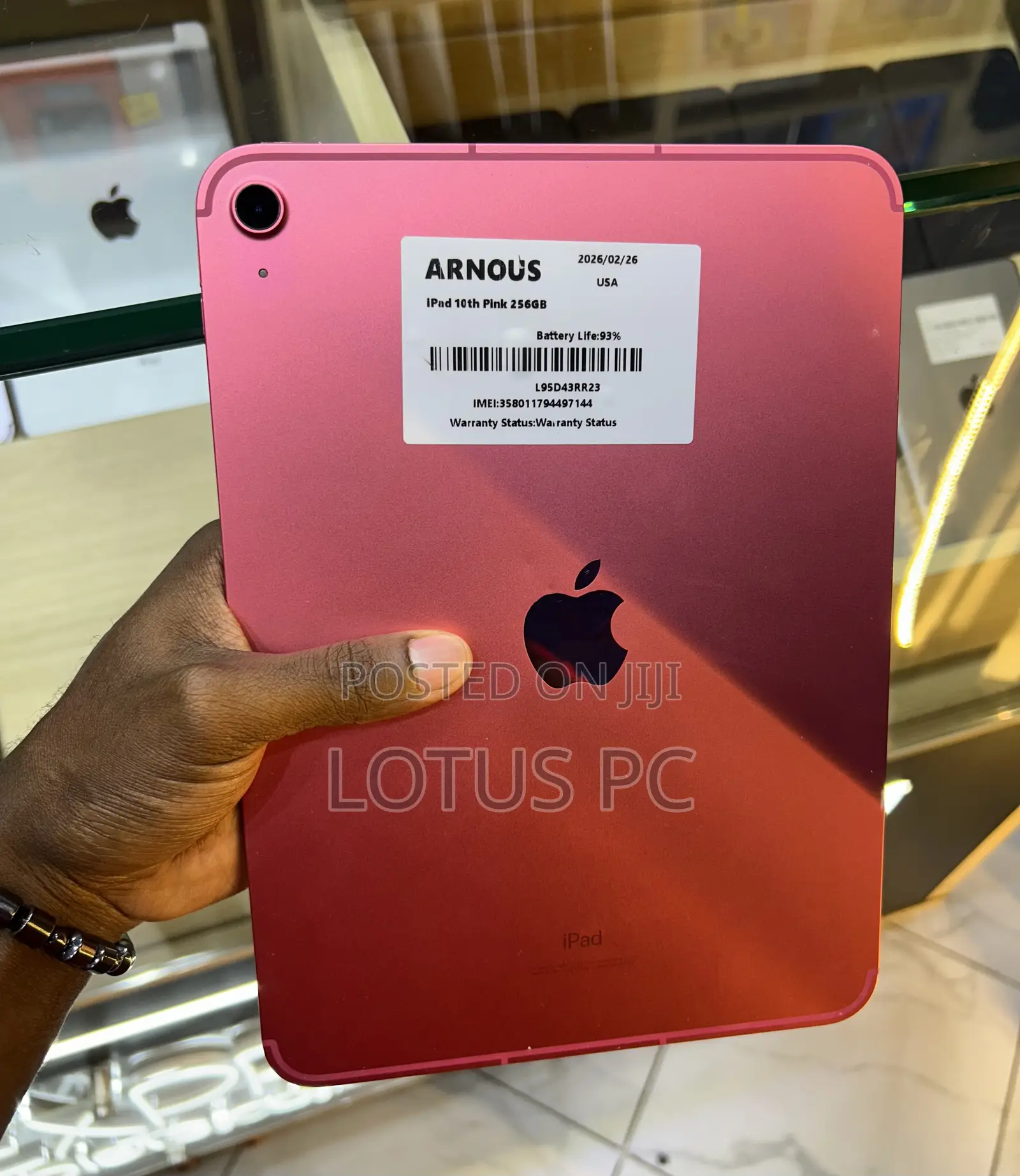 Apple iPad (2022) 256 GB Pink