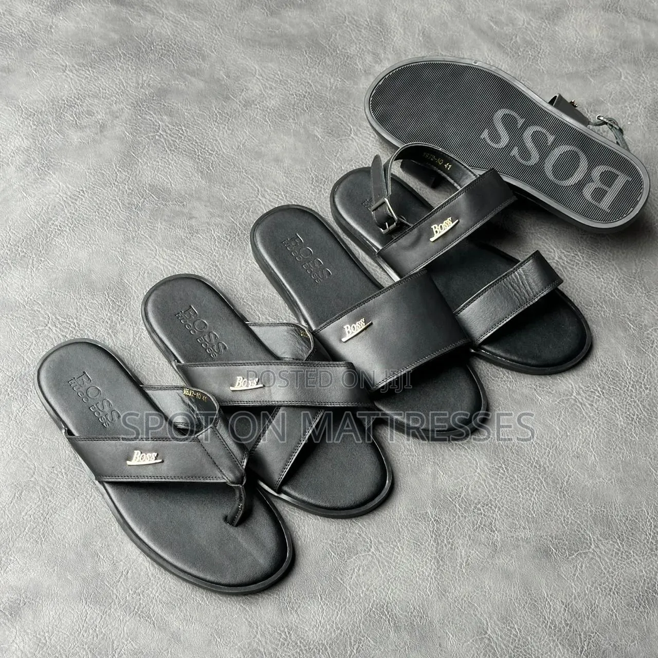 Sandals for Men Boss Brand. Sizes 40 - 46. Delivery Available.