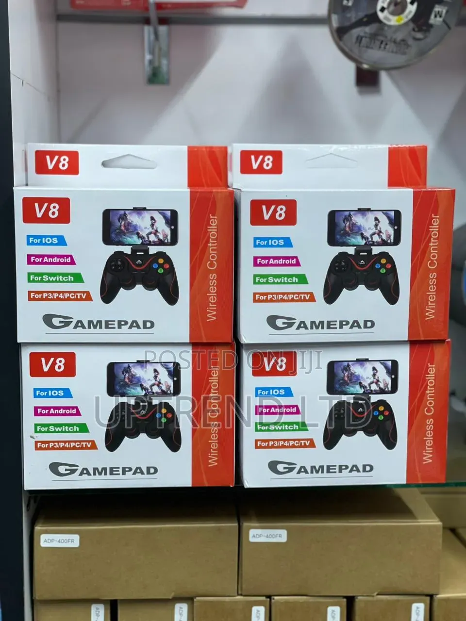 V8 Bt Wireless Game Controller Joystick For Android/Ios