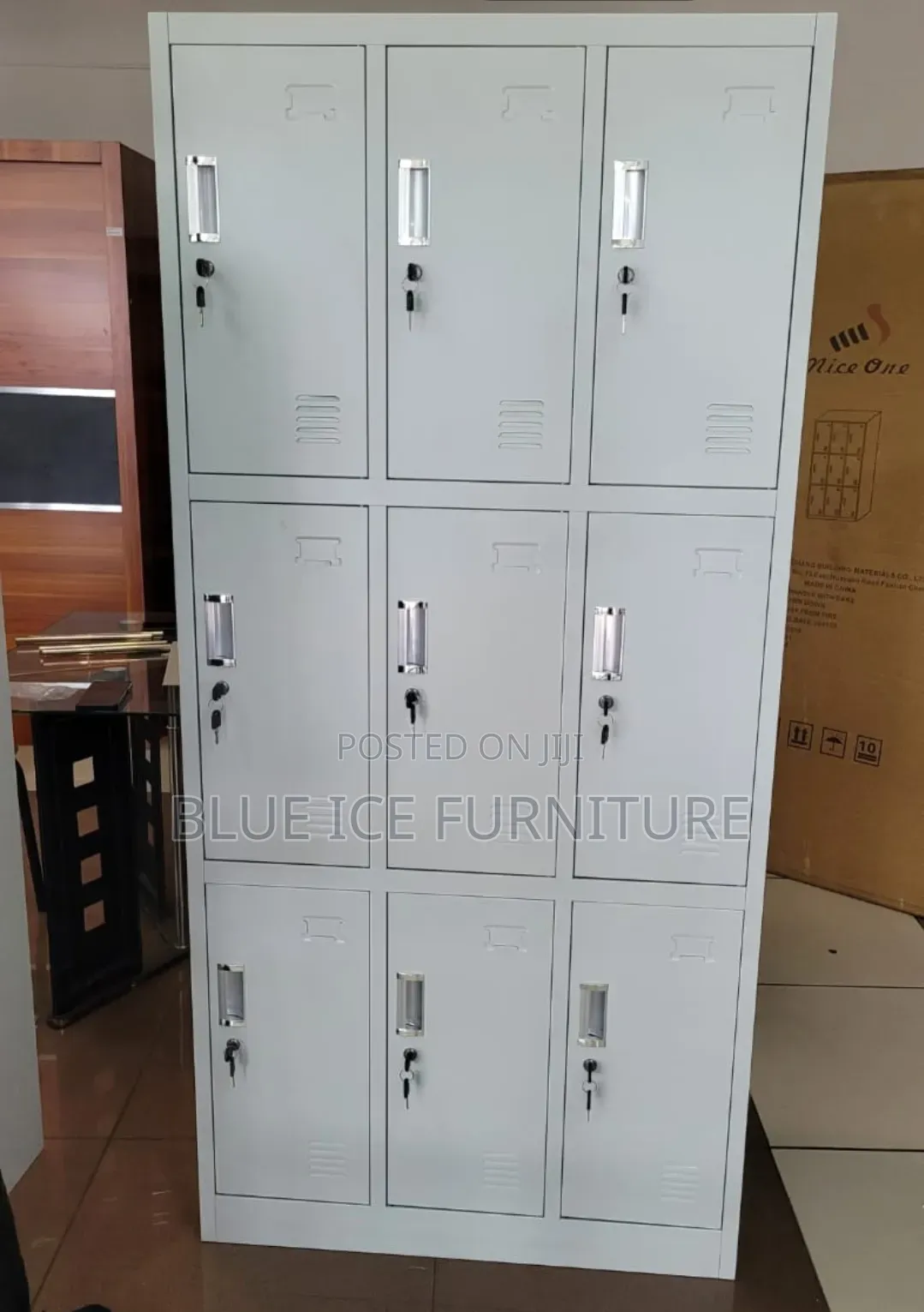 9-Door Steel Locker Cabinet