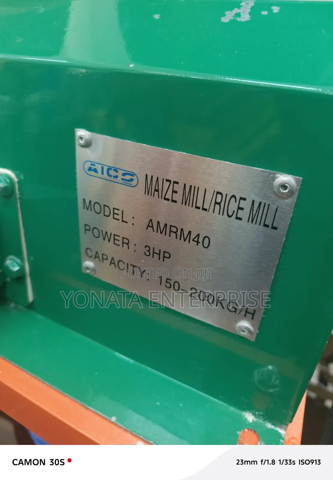 Single Phase 3hp Maize Mill/ Rice Mill