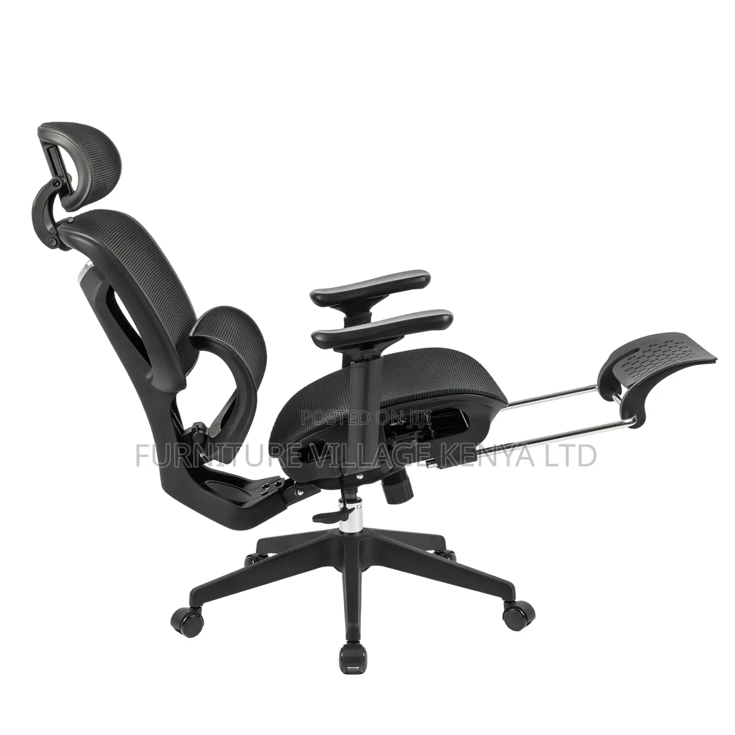 Mesh Ergonomic Home Chair With Footrest