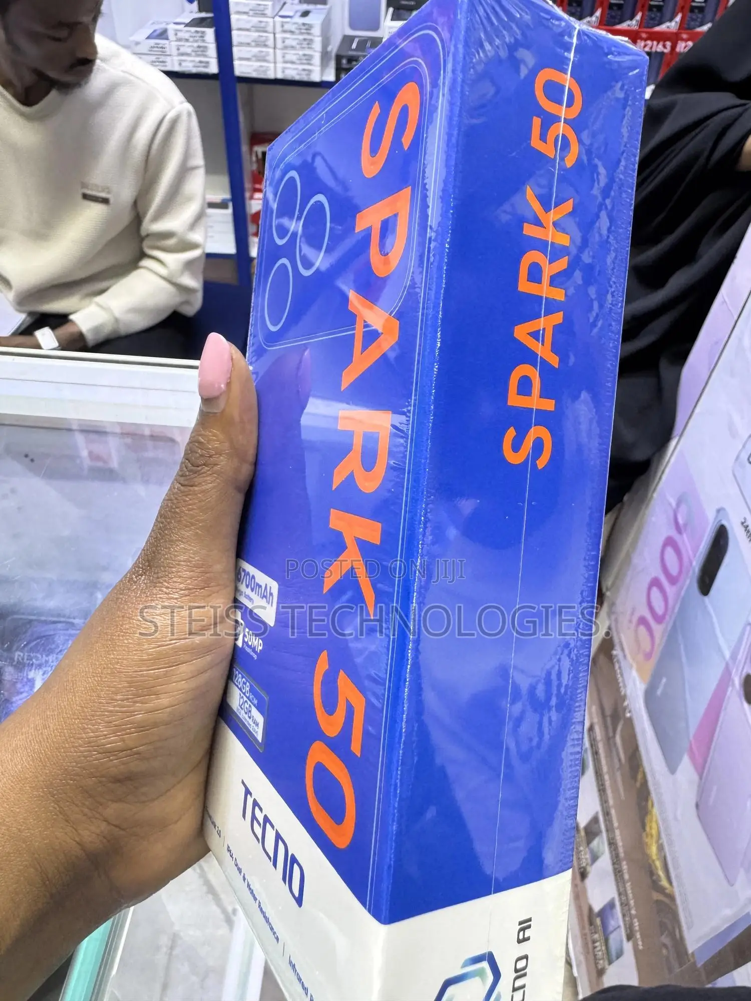 New Tecno Spark 50 128 GB Black