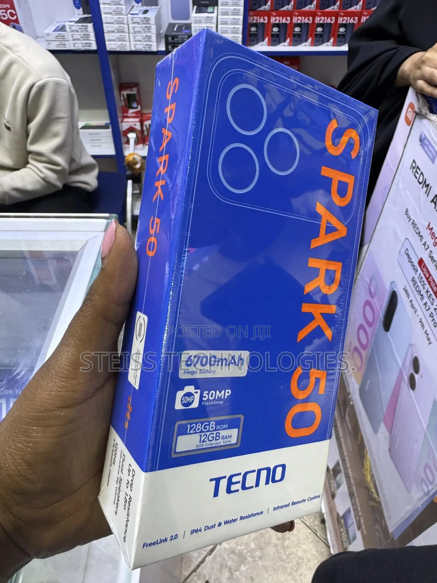 New Tecno Spark 50 128 GB Black