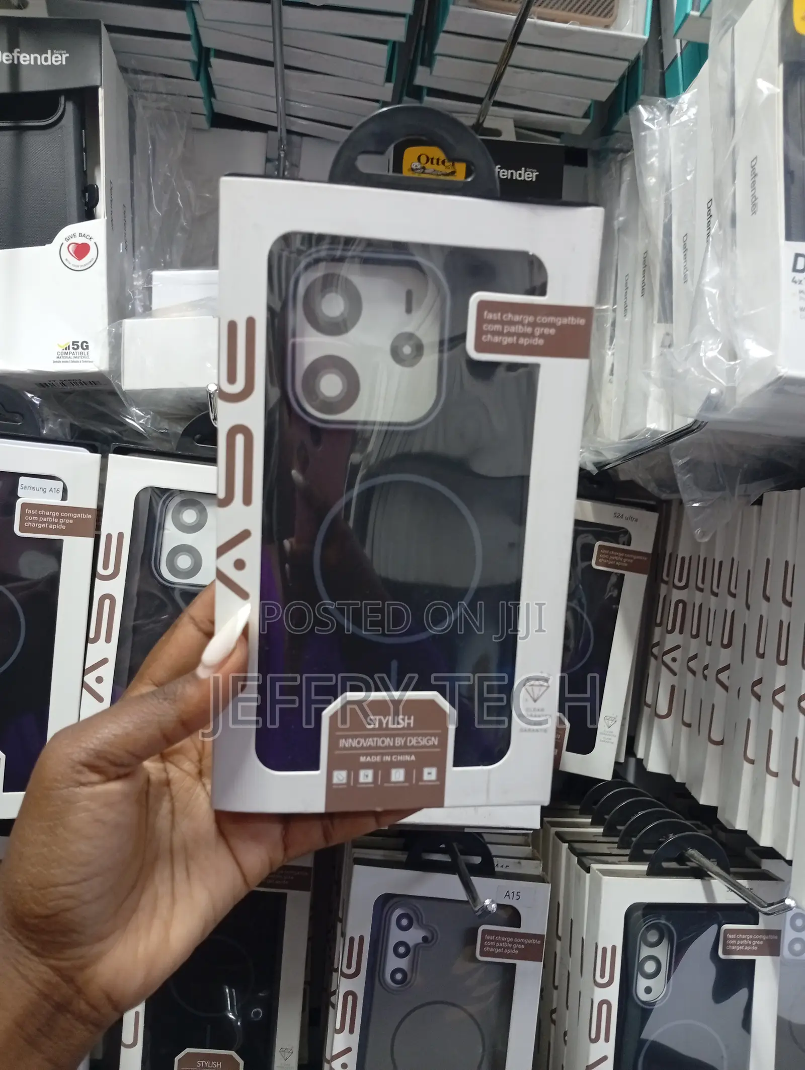 Samsung Galaxy or iPhonebuilt-in Magnetic Ring Case