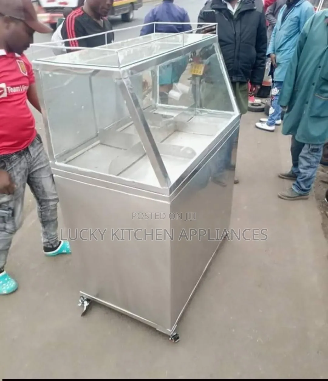 Stainless Steel Food Display.