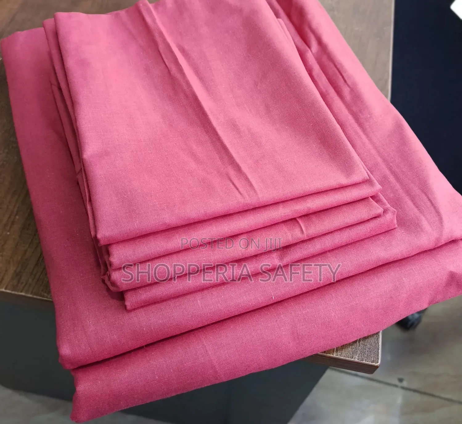 Pink Cotton Bedsheets- 7*8