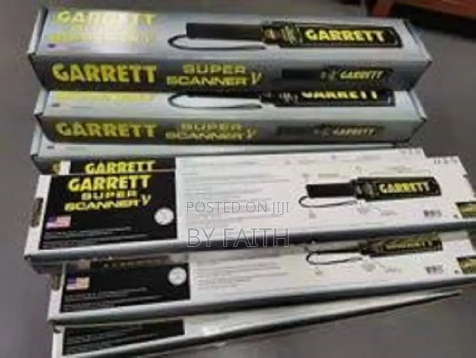 Matchless Garret Super Scanner Hand-held Metal Detector.