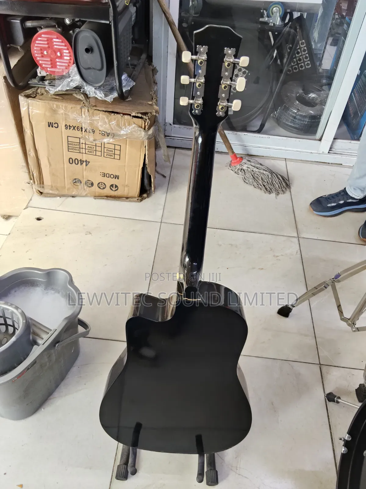Black Acoustic Guitar