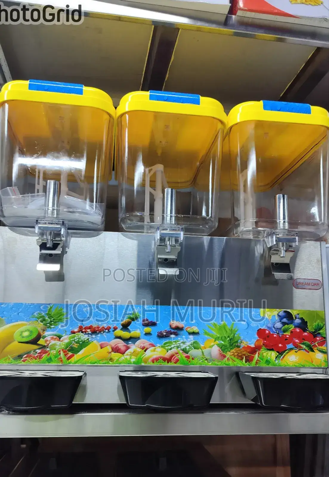Triple Juice Dispenser, Each 18ltrs
