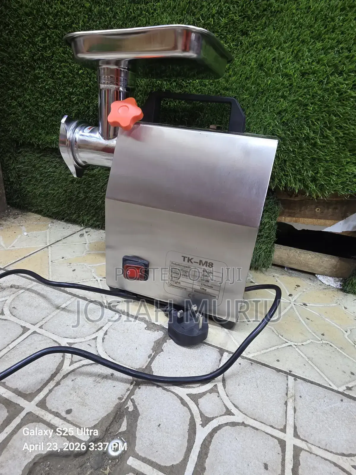 Electric Meat Mincer Tk-M8