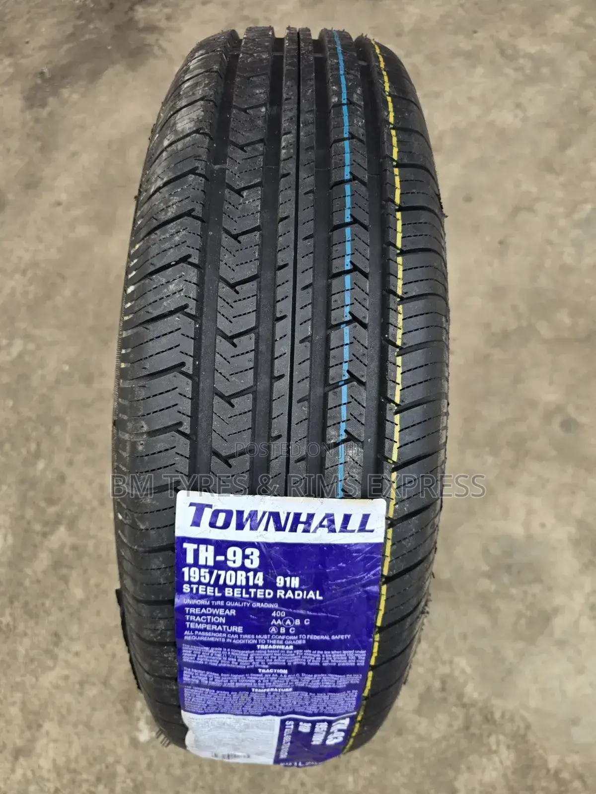 195 /70 R14 Onyx Tyres.
