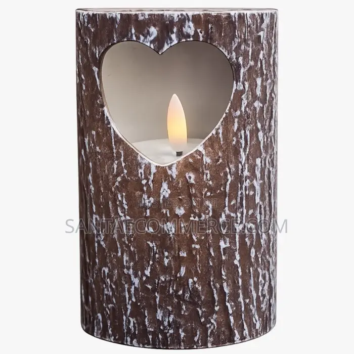 Ginger Ray Natural Wood Glass With Heart