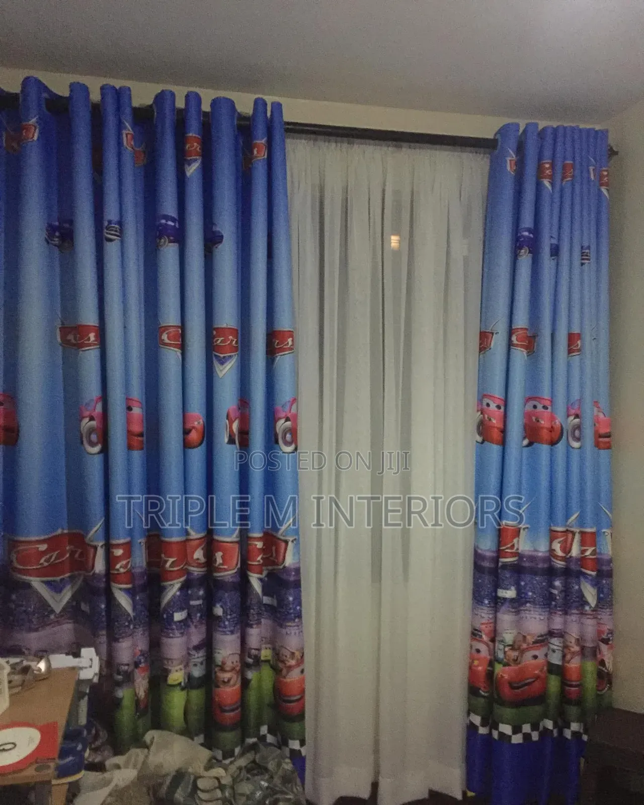 Joyful Cartoon Kingdom Drapes for Children’S Rooms