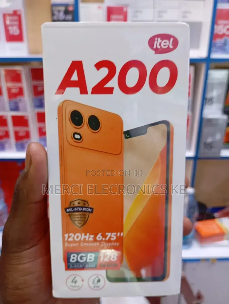 New Itel A200+ 128 GB Gray