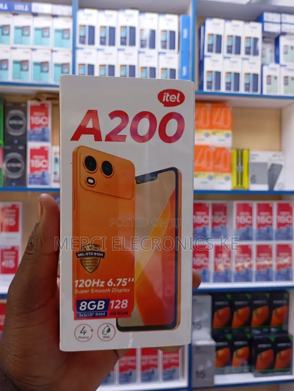 New Itel A200+ 128 GB Gray