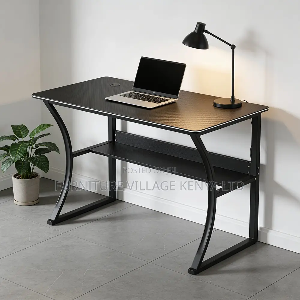 Generic Home Office Writing Desk With a Bookshelf
