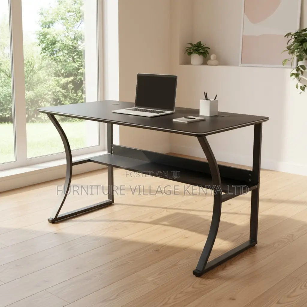 Generic Home Office Writing Desk With a Bookshelf