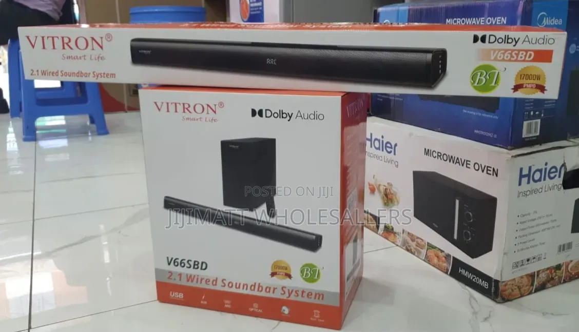 Vitron V66sbd 17000w Dolby Atmo 2.1ch Wired Soundbar System.