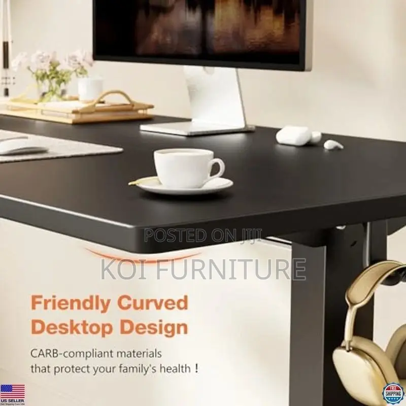 Office Table; 1800mm Adjustable Height Electric Standing Desk