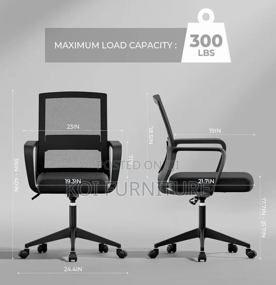 Office Chairs; Mesh Office Chair With Upholstery Executive