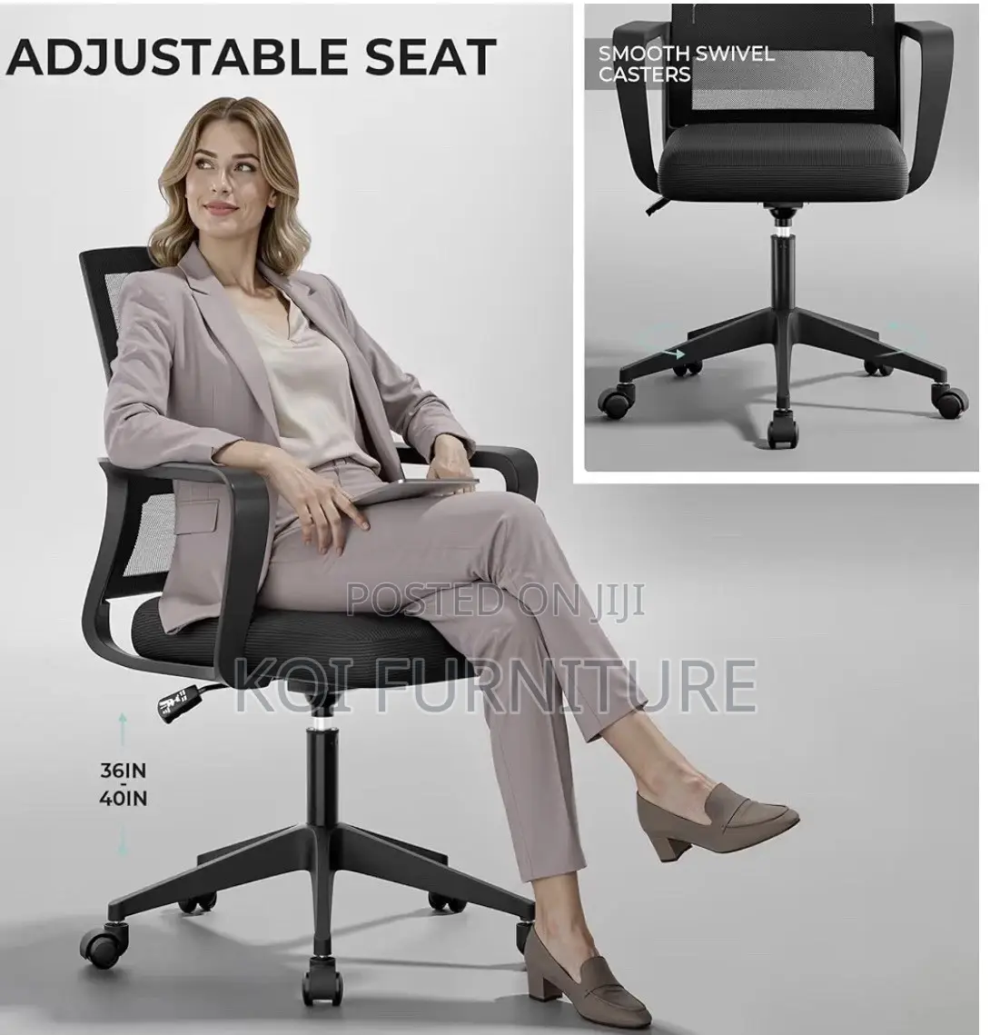 Office Chairs; Mesh Office Chair With Upholstery Executive