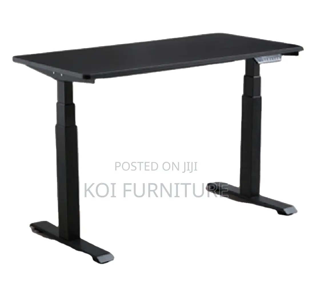 Office Desk; 1600mm Single Motor Height Adjustable Office Desk