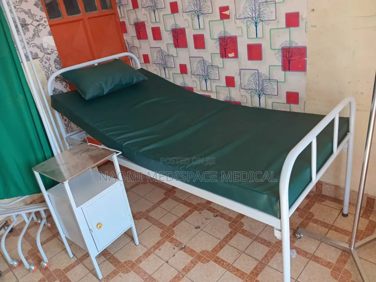 Locally Made Single Crank Bed With Matress