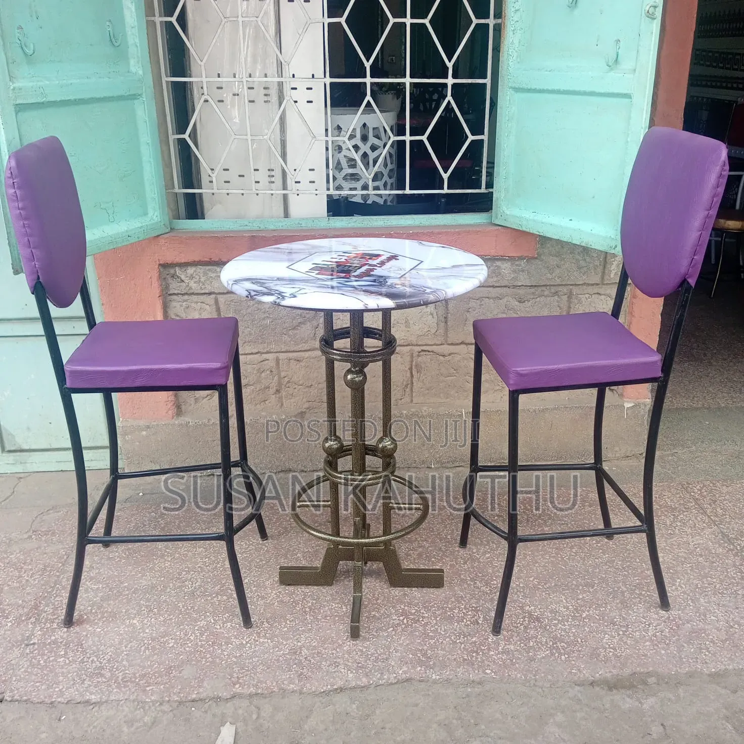 Purple Polished Restaurant Set