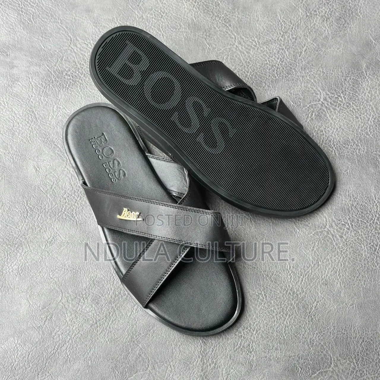 Hugo Boss Premium Leather Sandals