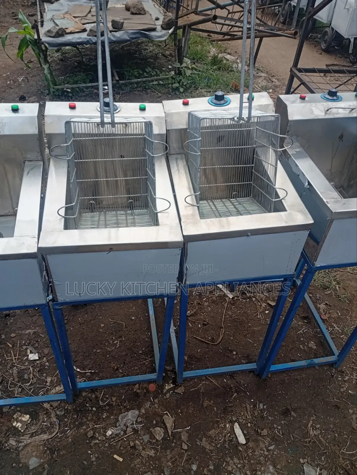 Stainless Steel Single Deep Fryer.