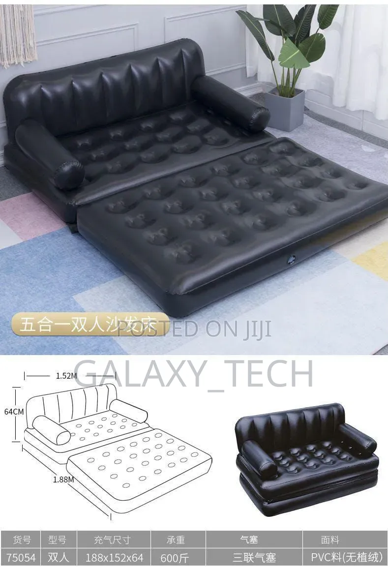 5 in 1 2 Seater Bestway Inflatable Pullout Seat + Free Manual Pump