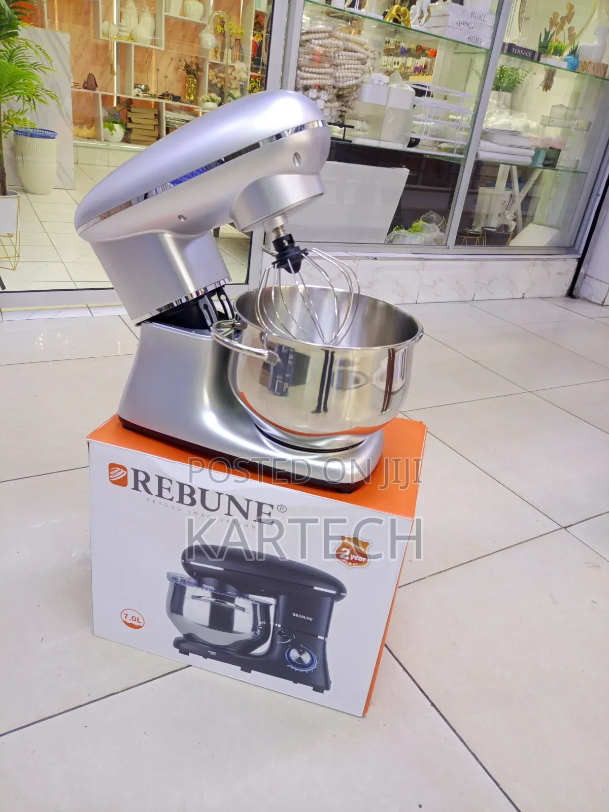 Rebune 7ltrs Multifunctional Dough Mixer Cake Beater