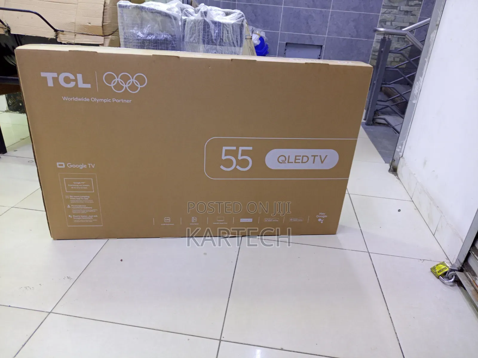 TCL 55” Qled Smart Google Frameless Tv – Ultra Hd