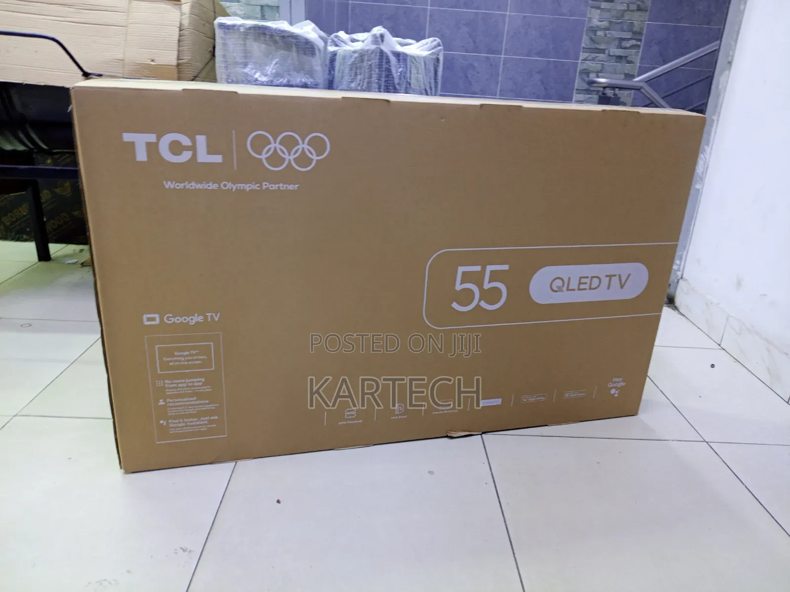 TCL 55” Qled Smart Google Frameless Tv – Ultra Hd