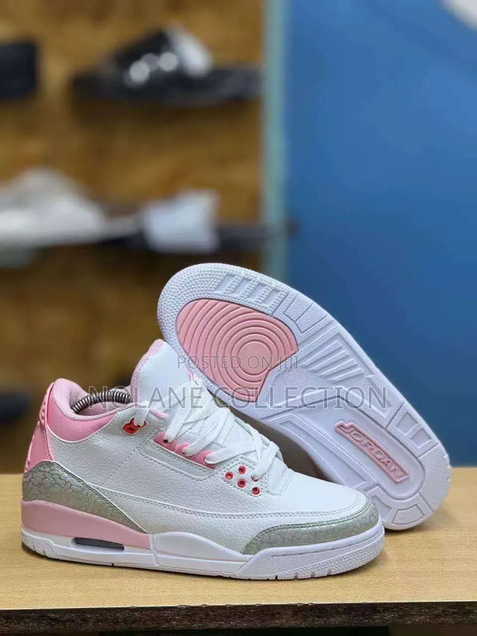 Pink Jordan 3 Sneakers J3 Sneakers
