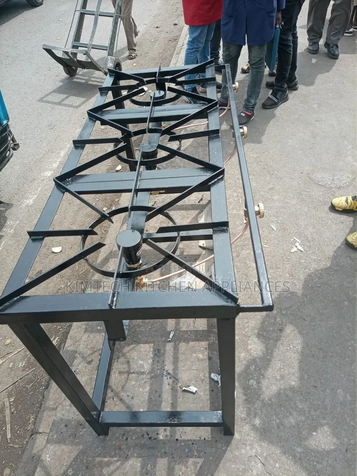 Mild Steel 3burner High Pressure Cooker