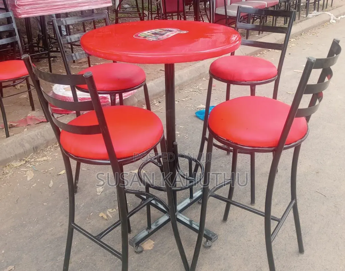 Red Classic Bar/Restaurant Set