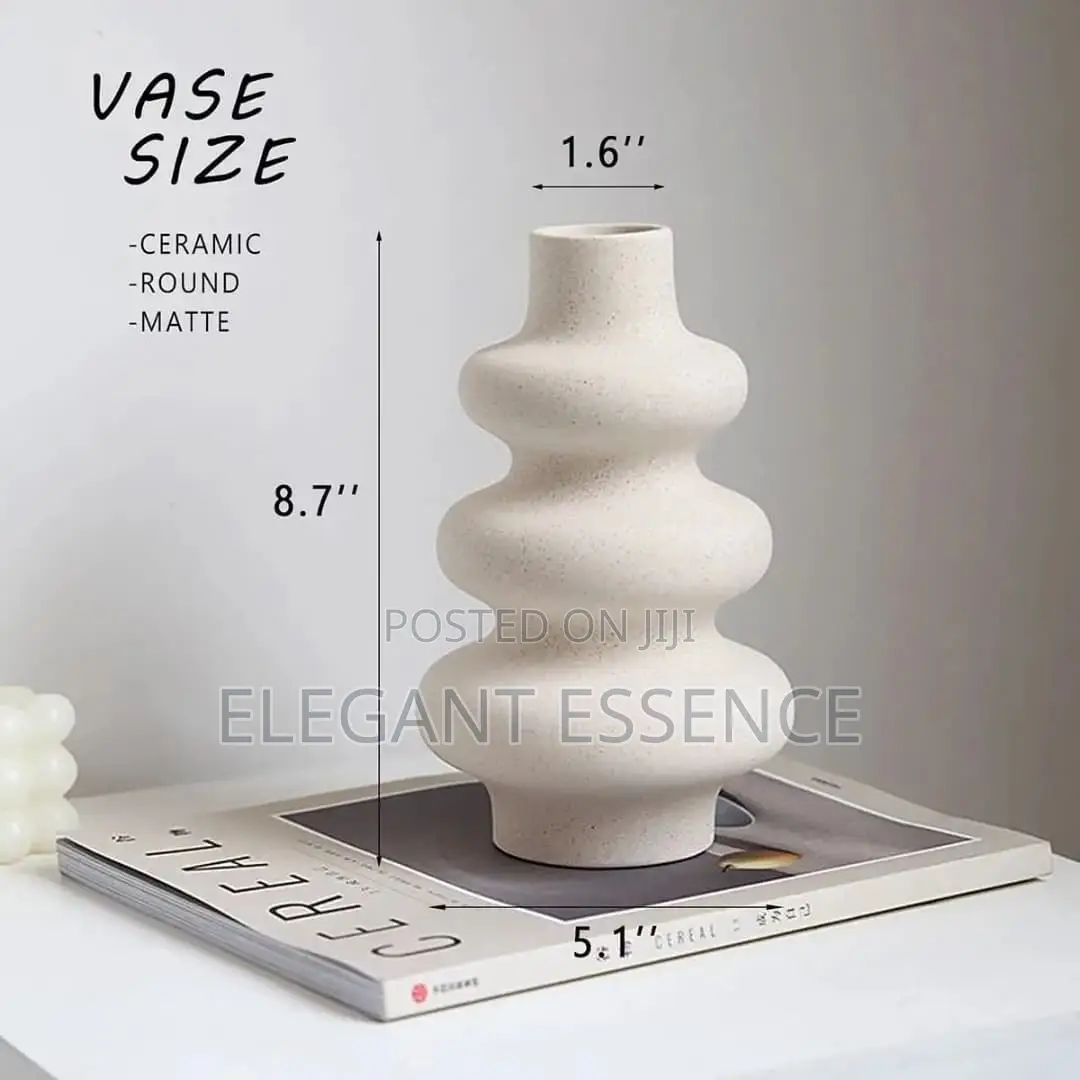 Modern Minimalist Spiral Shaped Home Decorative Flower Vase