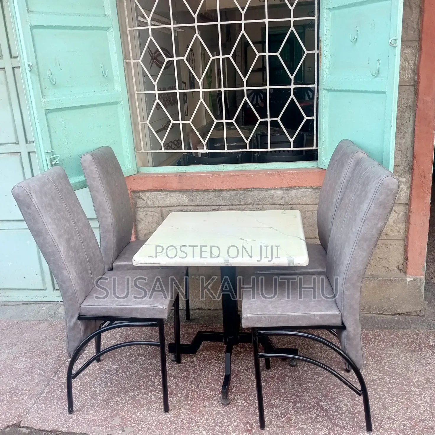 Grey Stylish Restaurant Set