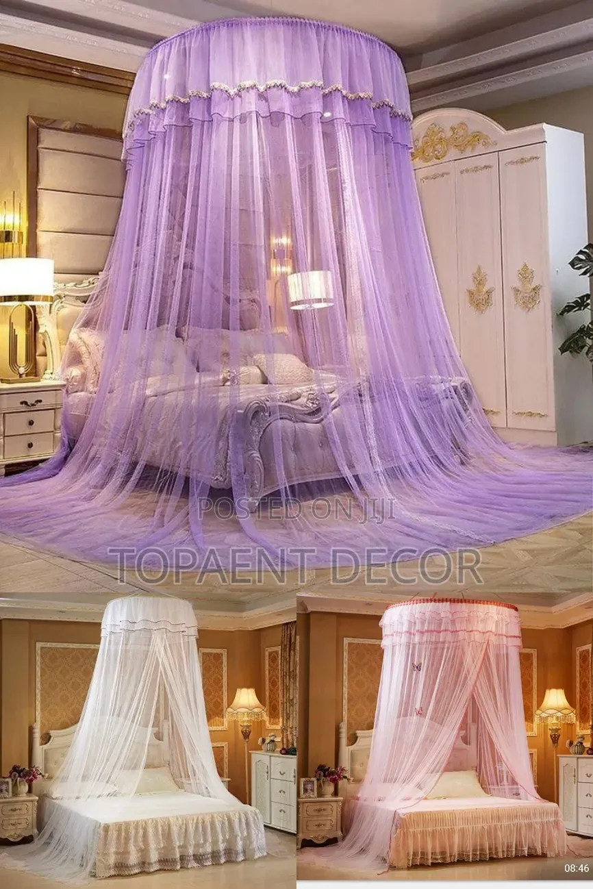 Night Comfort at Its Best With Extra Big Round Mosquito Nets
