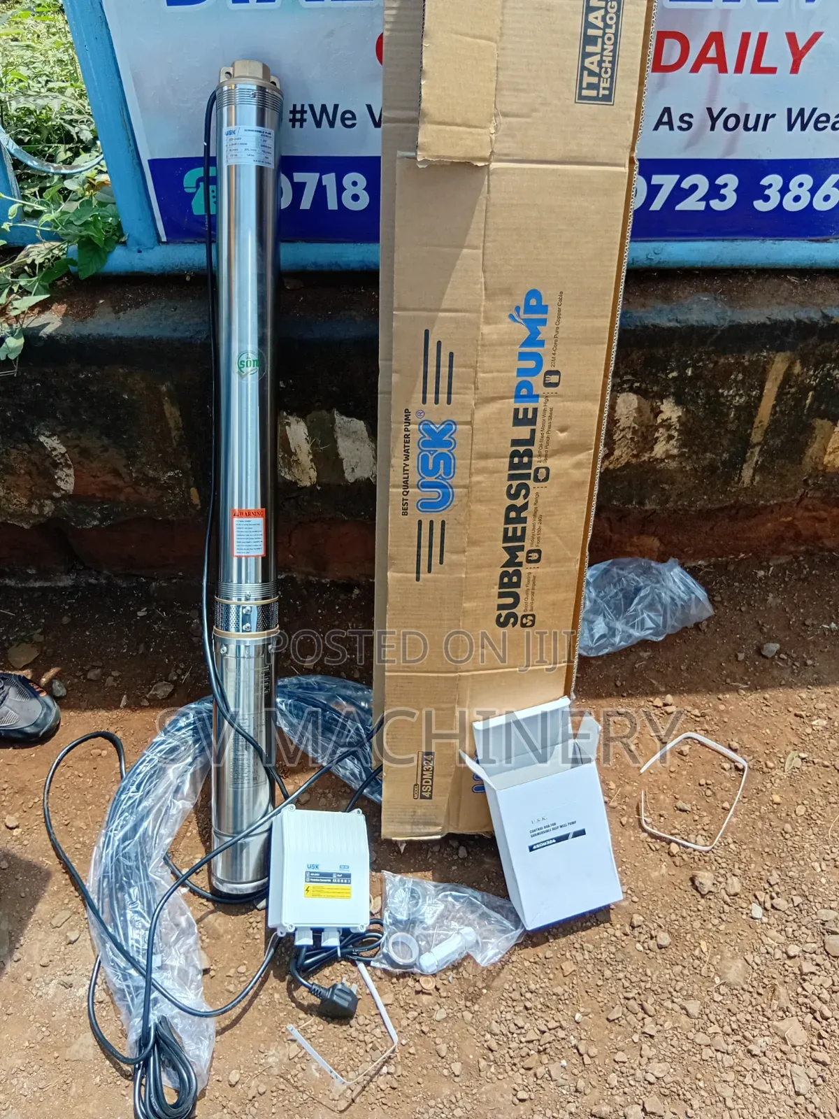 Heavy Duty Deep Well Electric Submersible Pump 2.0hp