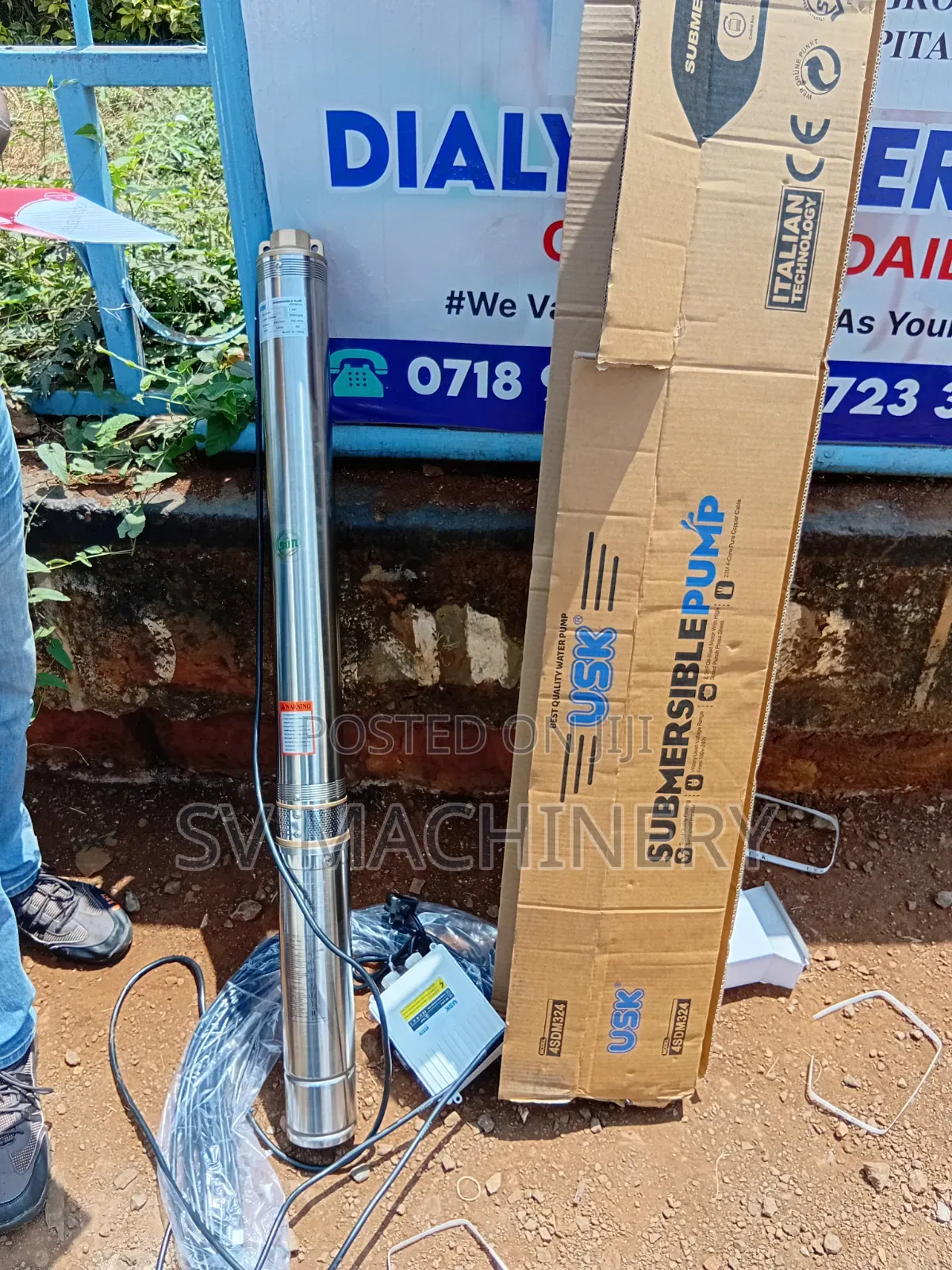 Heavy Duty Deep Well Electric Submersible Pump 2.0hp