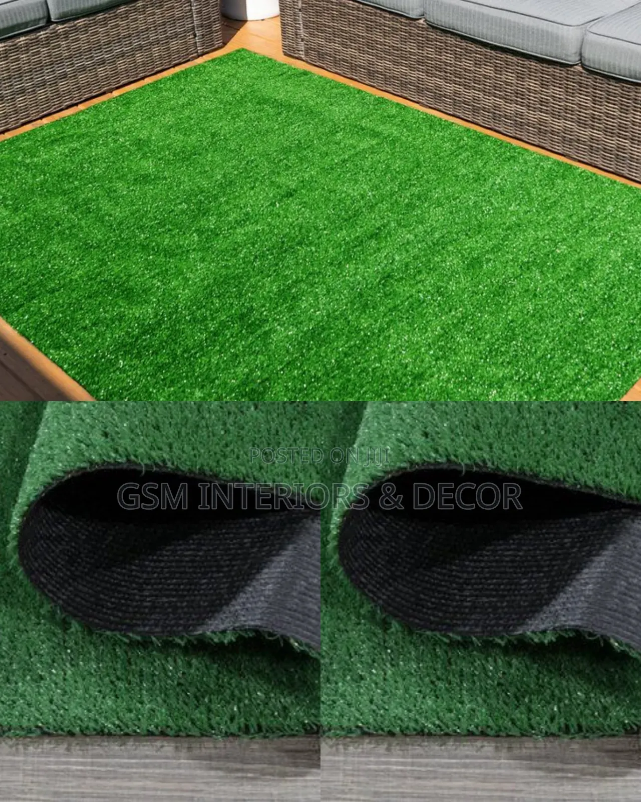 Artificial Green Grass Carpets in Frontyard Lawns