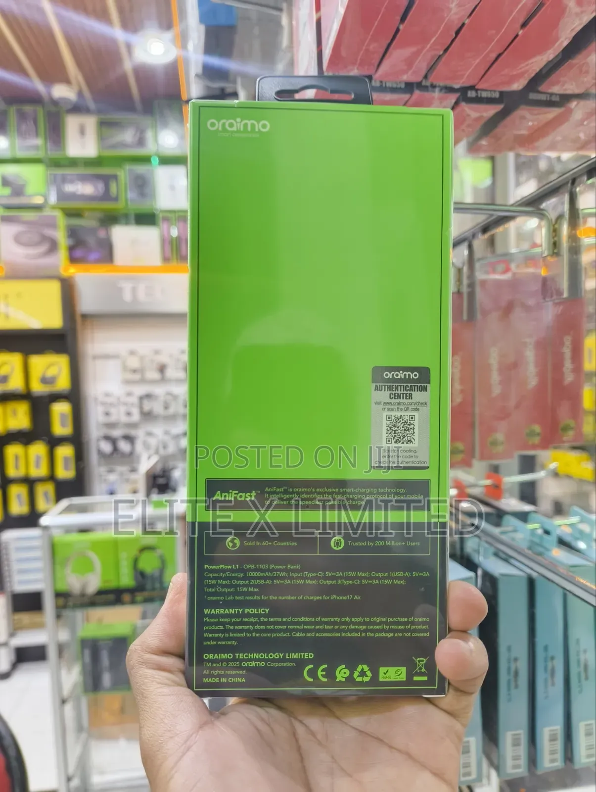 Oraimo Powerflow L1 Opb-1103