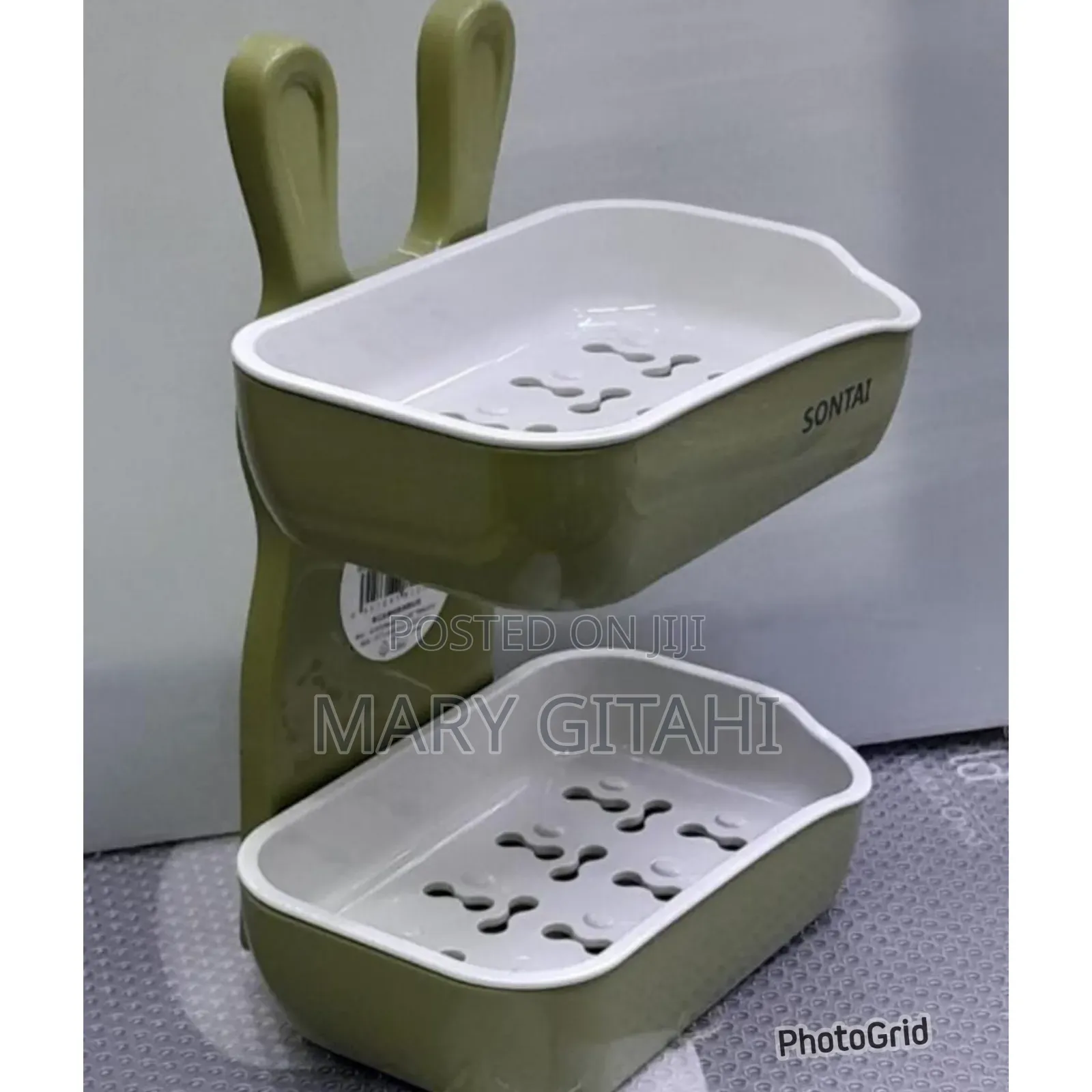 Mouse-Shaped Double Layer Soap Dish*