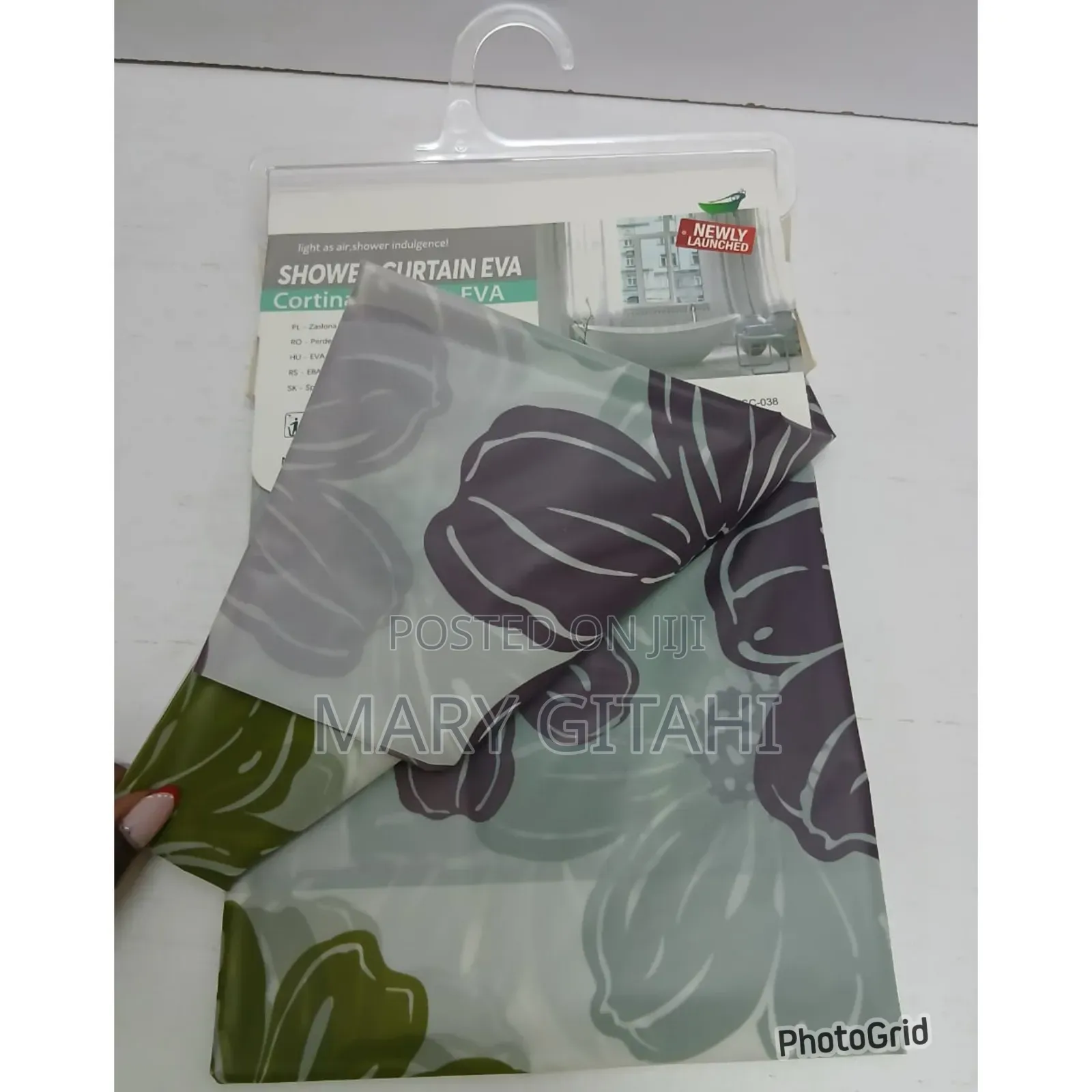 Waterproof Fabric Printed Shower Curtains
