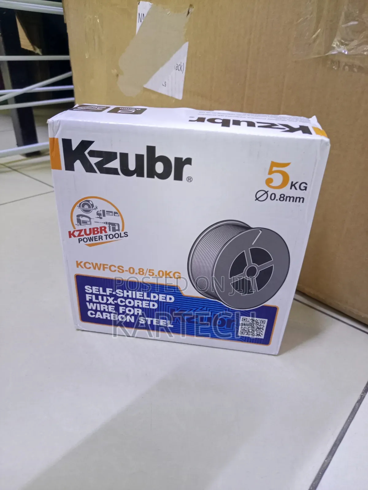 Kzubr 5kg 0.8mm Self-Shielded Flux-Cored Welding Mig Wire