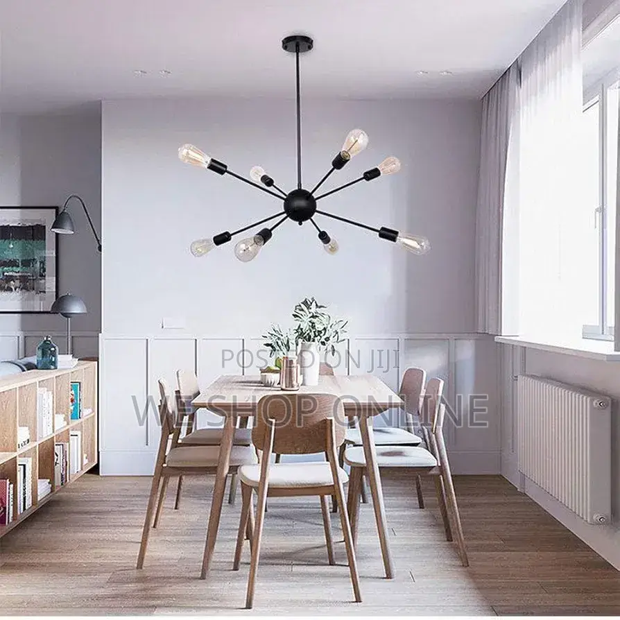 8 Arm Sputnik Chandelier Light